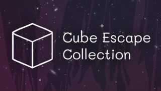 Cube Escape Collection タイトルロゴが中央に大きく配置されたストア用ヘッダー画像