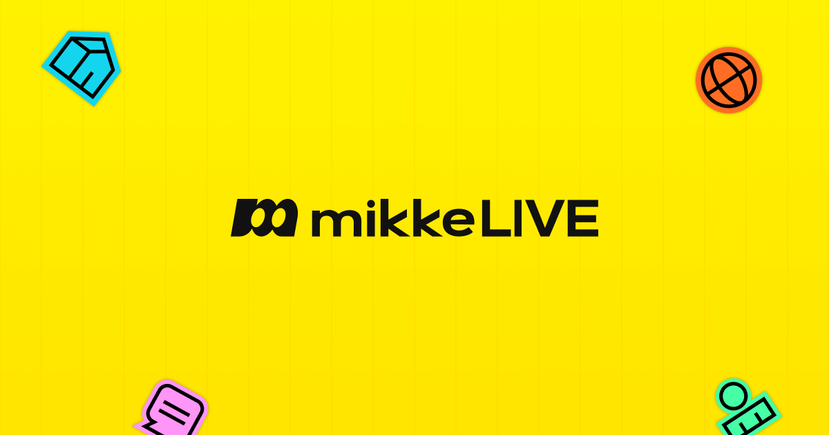 mikke LIVE（ミッケライブ）公式ロゴ