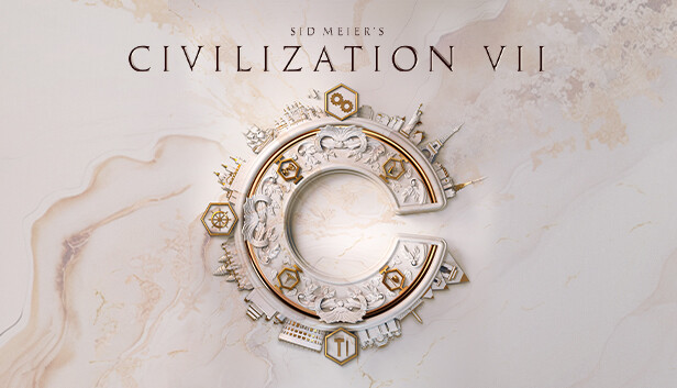 シヴィライゼーションVII 公式カプセル画像、タイトルロゴが中央に大きく配置