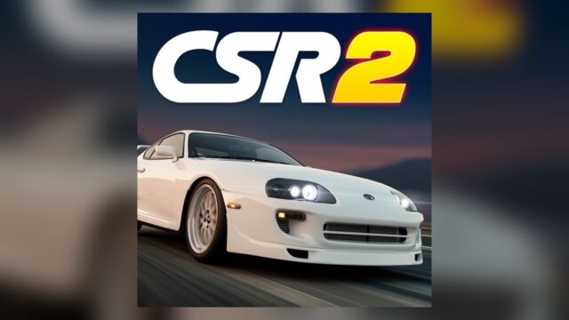 CSR Racing 2 タイトルロゴが大きく表示されたアイキャッチ画像