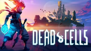 デッドセル(Dead Cells)公式カプセル画像、DEAD CELLSのタイトルロゴが画面下部いっぱいに配置されたキーアート