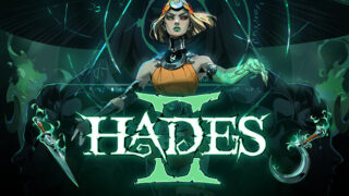 Hades II 公式カプセル画像、"HADES II"ロゴが画面下部いっぱいに配置されたキーアート