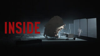 INSIDE 公式ロゴが画面左に大きく配置されたキーアート