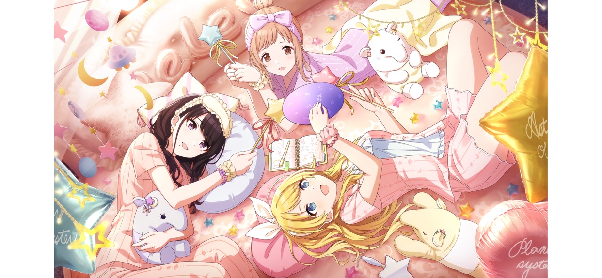 アイドルマスター シャイニーカラーズ アイドルたちがくつろぐ公式キービジュアル