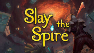 Slay the Spire 公式Steamカプセル画像、タイトルロゴが中央に大きく配置されたキーアート